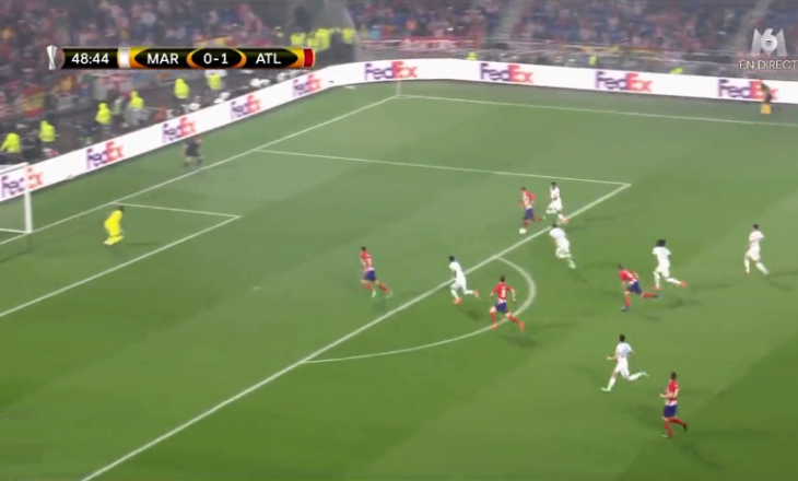 Shënohet goli i dytë në finalen Marseille – Atletico [Video]