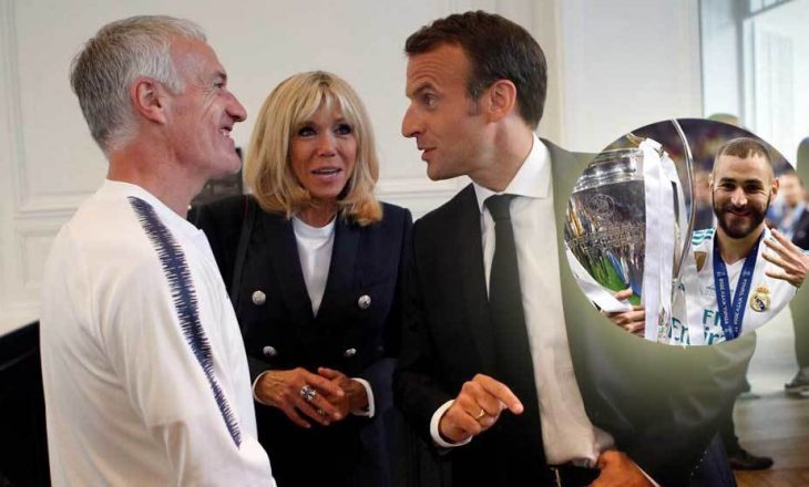 Presidenti i Francës, Macron flet për marrëdhënien Deschamps – Benzema