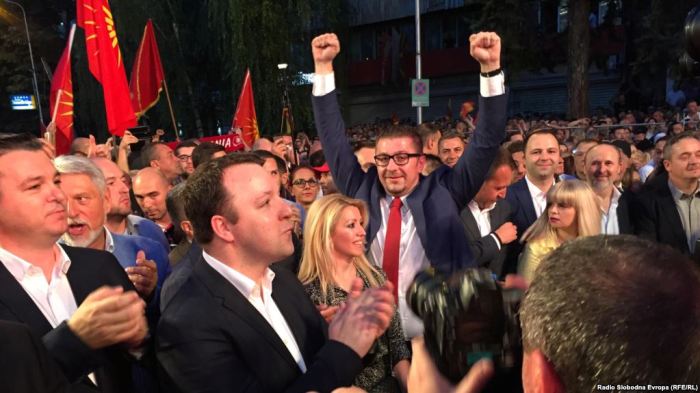 Protesta anti-qeveritare në Maqedoni