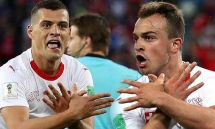 Granit Xhakës i thotë Xherdan Shaqiri ta bëjnë këtë në ndeshje me Kosta Rikën (FOTO)