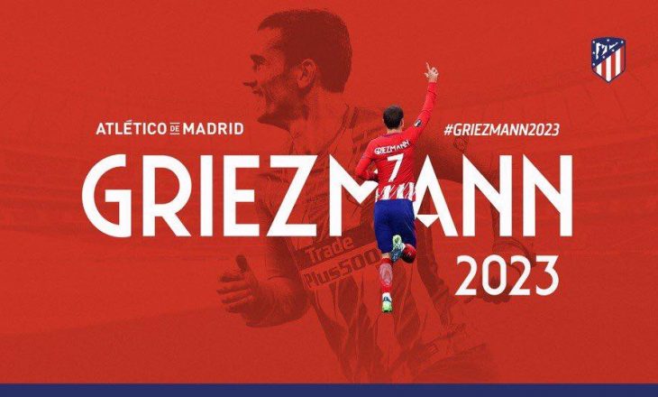 Zyrtare: Griezmann deri më 2023 te Atletico