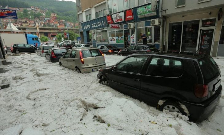 Breshër e përmbytje në Serbi