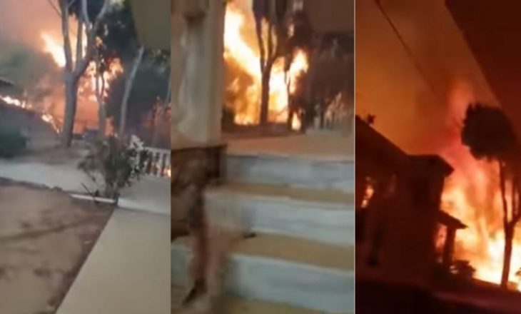 Njeriu i bllokuar në shtëpi dhe që i shpëtoi zjarrit në Athinë