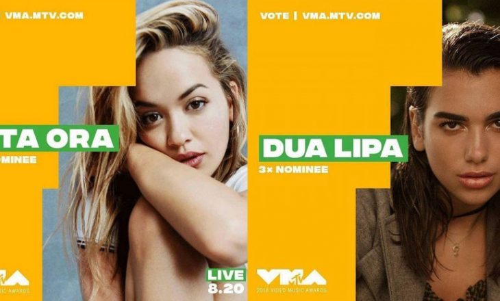 Përballja direkte Rita vs. Dua, cila do të fitojë më shumë në VMA