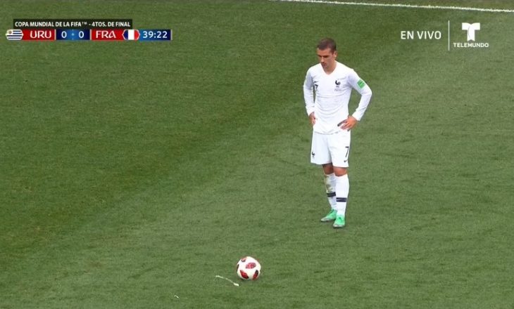 Gol në ndeshjen Uruguaj – Francë [Video]