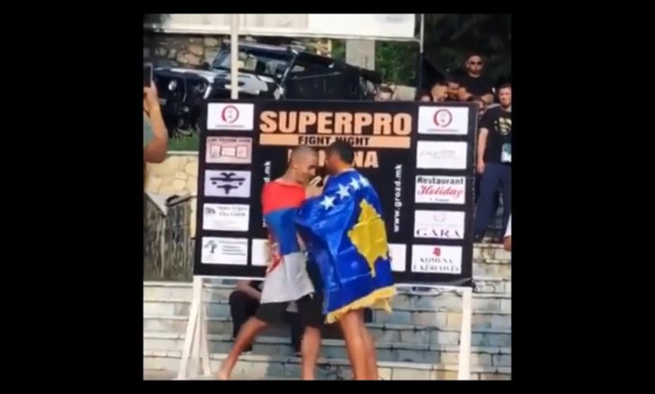 Dimitrov e provokoi me flamur në matje – Beqiri ia ktheu në ring