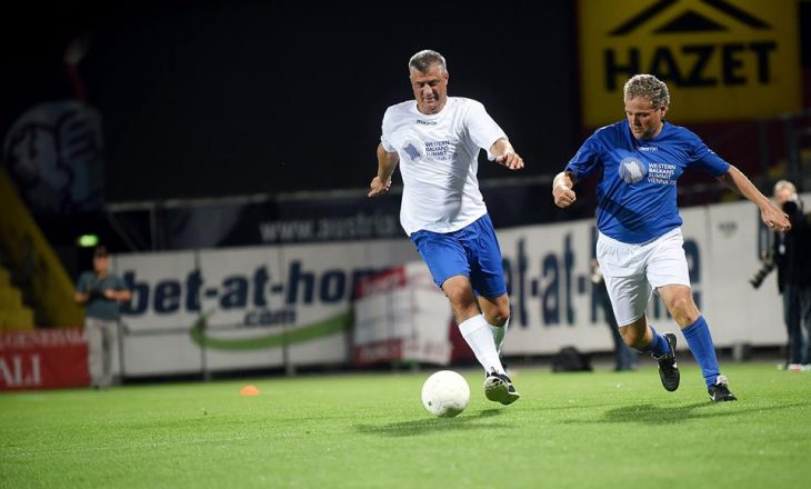 Hashim Thaçi shpenzon paratë e Presidencës për të luajtur futboll