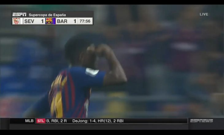 Dembele me super gol – Barça afër trofeut