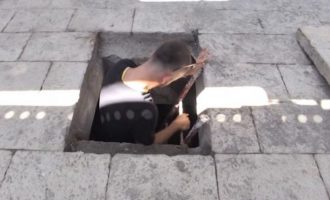 Hapet kapaku mister në vendvarrimin e Skënderbeut në Lezhë (VIDEO)