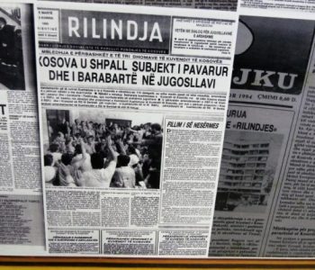 Para 28 viteve Serbia mbylli gazetën e vetme të përditshme shqipe në Kosovë ‘Rilindja’