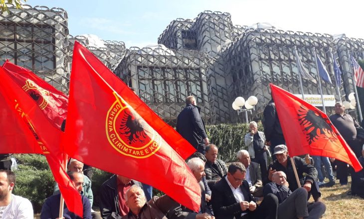 Minatorët e Trepçës në protestën kundër korrigjimit të kufijve