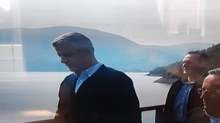 Foto të eskortës së presidentit Thaçit nga veriu i Kosovës