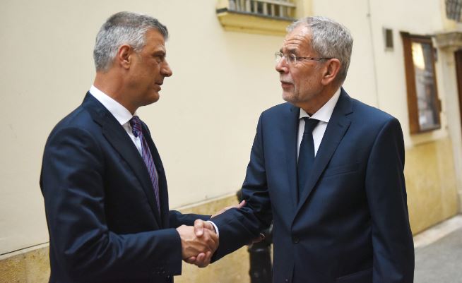 Thaçi dhe Van der Bellen flasin për arritjen e marrëveshjes në mes Kosovës dhe Serbisë