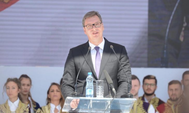 Vuçiq mban fjalim 45 minuta për Kosovën