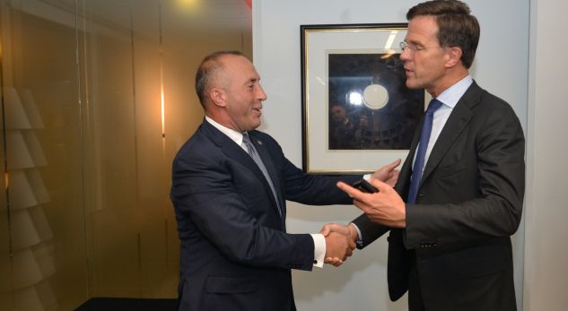 Haradinaj flet me kryeministrin holandez për dialogun Kosovë-Serbi
