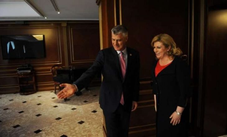 Presidentja kroate ia kujton Thaçit parimin e Badinterit për kufijtë
