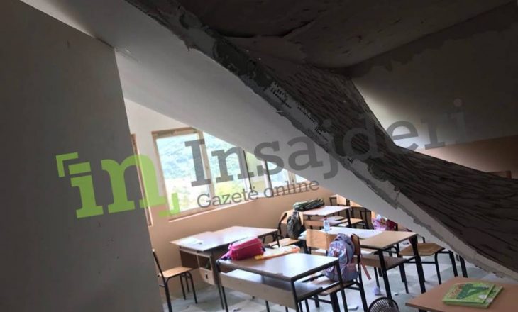 Incident me tavanin e shkollës në Gjilan – ndalohet në polici pronari i kompanisë që renovoi objektin