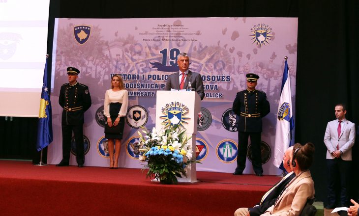 Thaçi: Policia e Kosovës është më e mira në rajon
