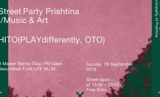 Muzikë dhe art – Street Party të dielën në Prishtinë