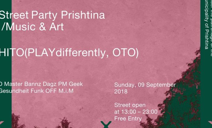 Muzikë dhe art – Street Party të dielën në Prishtinë
