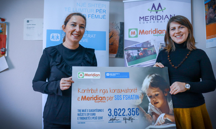 Meridian Express me kampanjën “Barazo Faturën” mbështet fëmijët e SOS Fshatit për të pestin vit me radhë