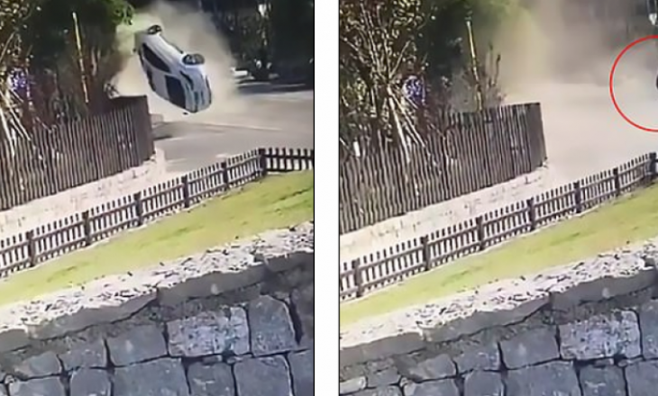 Gruaja që fluturon nga dritarja shpëton pa lëndime serioze