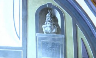 Kisha e Prizrenit bëhet me afreskun e Skënderbeut