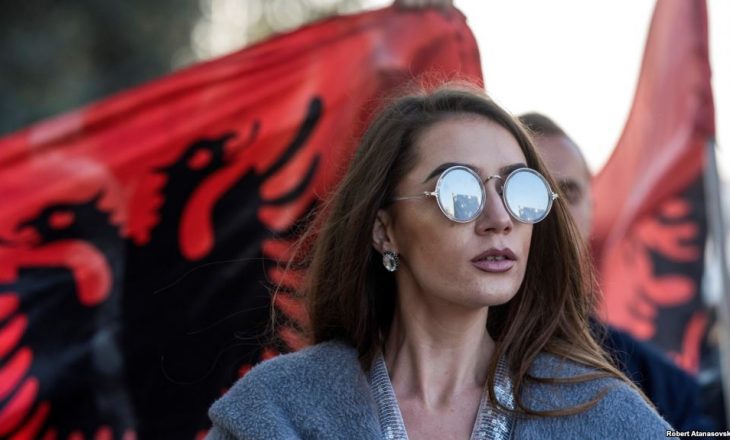 Përdorimi i cunguar i flamurit shqiptar në Maqedoni