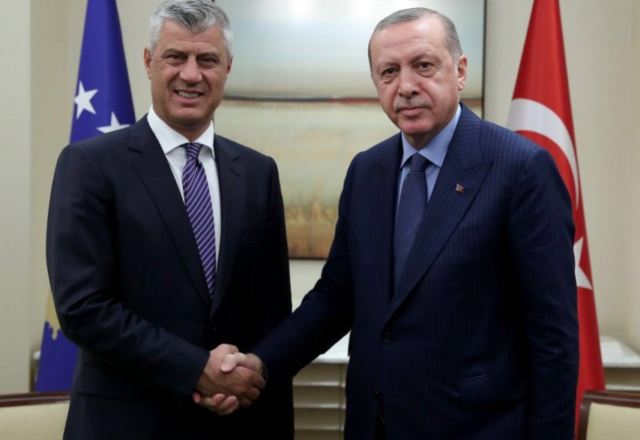 Thaçi e quan Erdoganin mik të madh të Kosovës