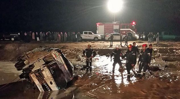 Jordani, viktima dhe të zhdukur për shkak të përmbytjeve