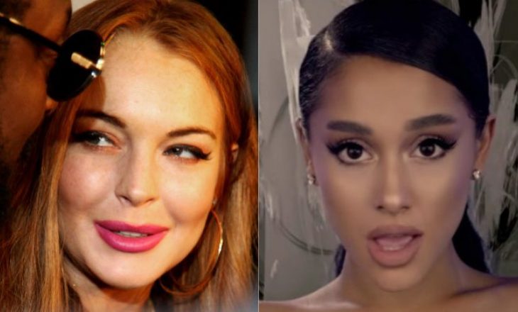 Lindsay Lohan e ngacmon Ariana Granden