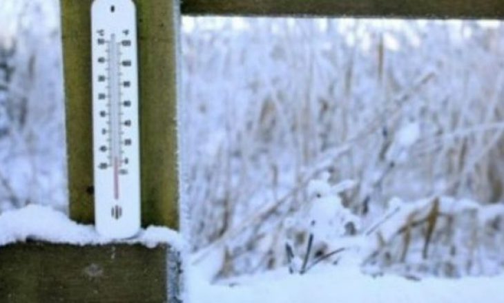 Reshje bore dhe temperatura të ulëta sot edhe në Shqipëri