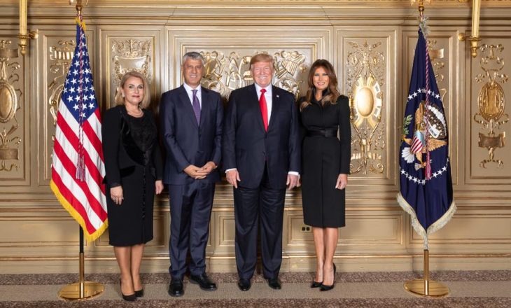 Thaçi nderon presidentin Trump me urdhrin më të lartë shtetëror dhe e fton ta vizitojë Kosovën