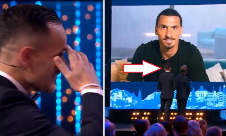 Momenti kur Ibrahimovici e befason shqiptarin që i shpëtoi 20 fëmijë në Suedi
