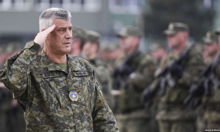 Thaçi nënshkruan ligjet për ushtrinë