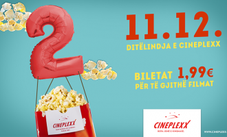 Cineplexx feston ditëlindjen me super-ofertë, të gjitha biletat 1,99€!