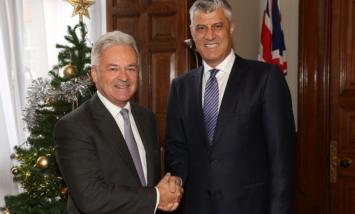 Thaçi në Londër: Kosova dëshiron të bëhet kontribuuese e paqes në rajon