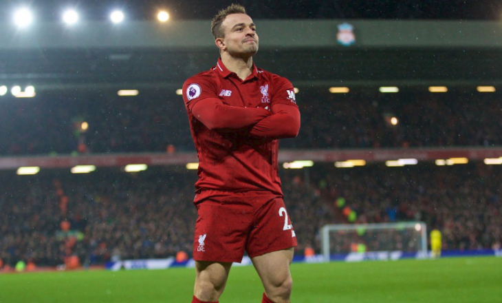 Shaqiri i jep edhe goditjen e tretë Unitedit: Njërën e shënova me këmbën e Kosovës, tjetrën me të Zvicrës