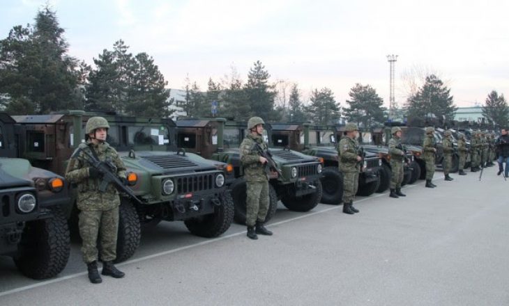 Dhurata për nder të shpalljes së Ushtrisë së Kosovës
