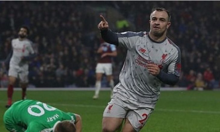 Liverpooli fiton me përmbysje, Xherdan Shaqiri vazhdon me gola