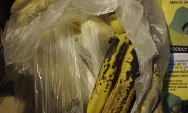 Bllokohen 41.7 tonë banane të ardhur nga Costa Rika, rezultojnë të prishura