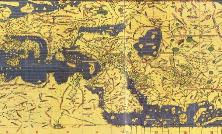 Harta e Albanisë e vitit 1154