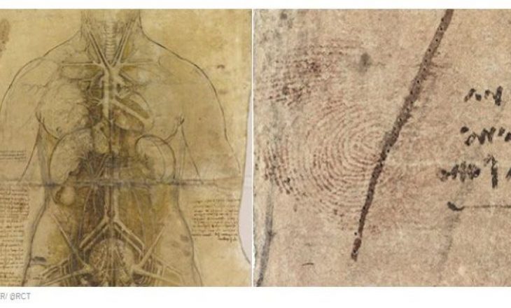 Ekspozohet gjurma e gishtit të Leonardo Da Vincit