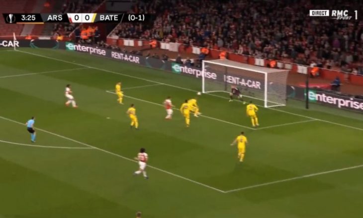 Arsenal – BATE Borisov, gol në minutën e 4-t