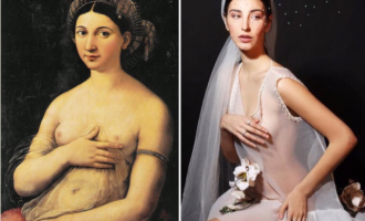 Që nga Renesanca e deri te Realizmi, Besa Neziri-Rugova sjellë veshjet e saj ngjashëm si pikturat e famshme botërore