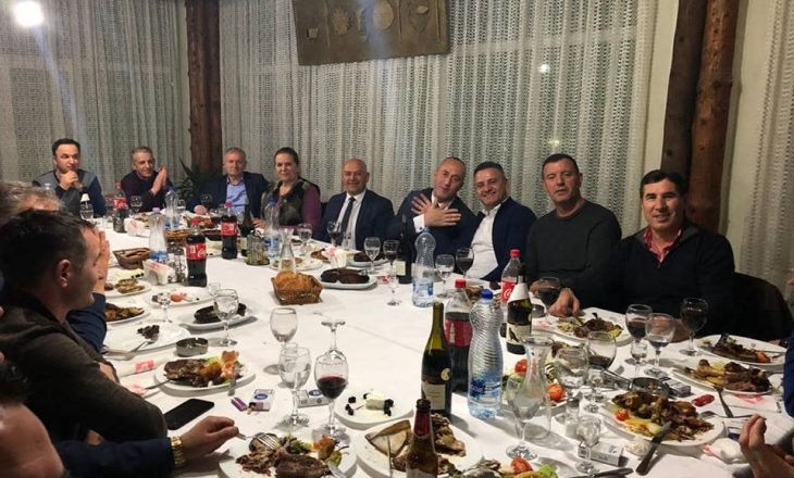 Meze, birra e verë – për çka “festuan” Haradinaj, Lladrovci e Jashari?