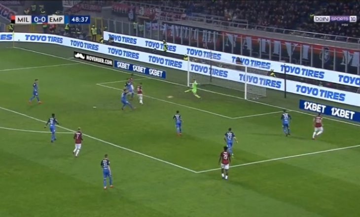 Milan – Empoli, dy gola për dy minuta (VIDEO)