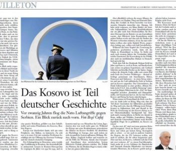 Kosova është pjesë e historisë së Gjermanisë
