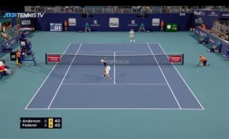 Momente më të mira nga paraqitja e Federerit kundër Andersonit