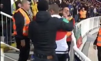 Publikohen pamjet e zënkës së tifozit bullgar me “Dardanët”